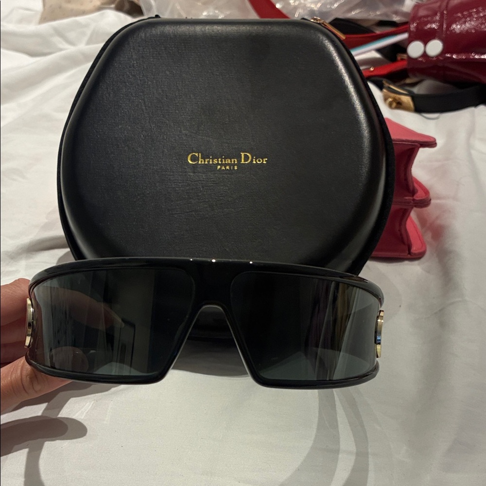 Dior Black and Gold Sunglasses